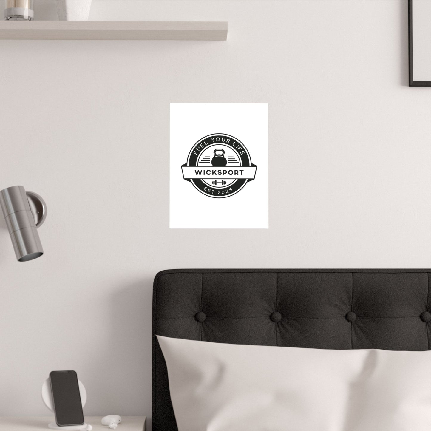 Fitness Poster - 'Fuel Your Life' for Home Gym Decor